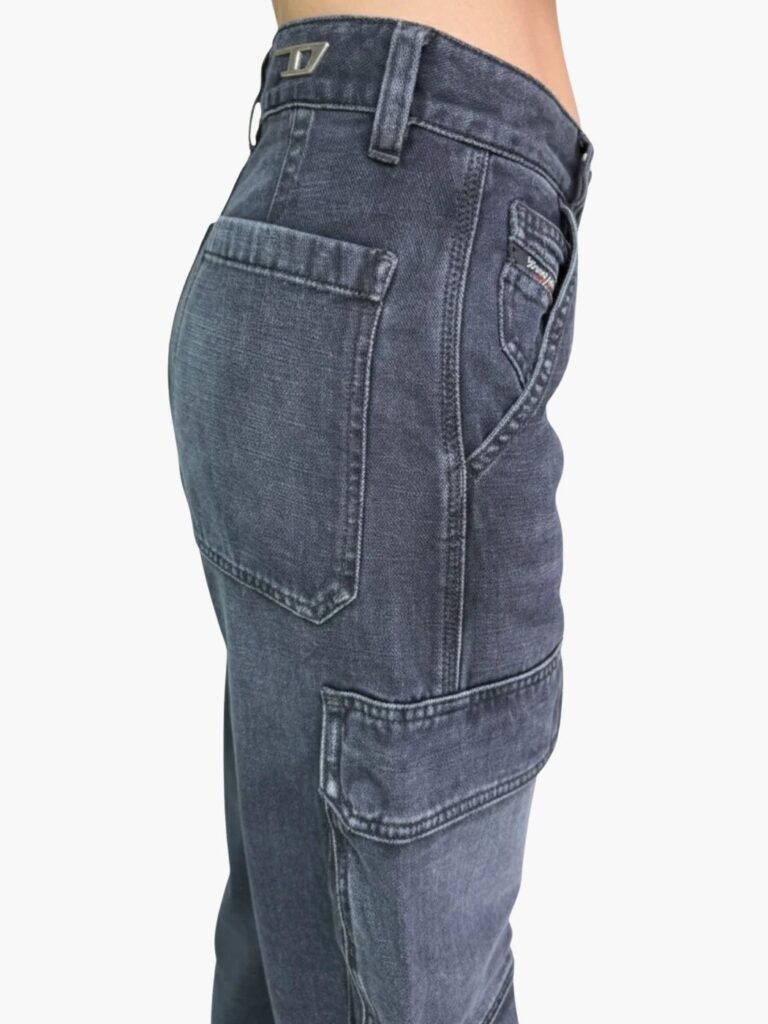 דגמ"ח ג'ינס דיזל לנשים בצבע אפור