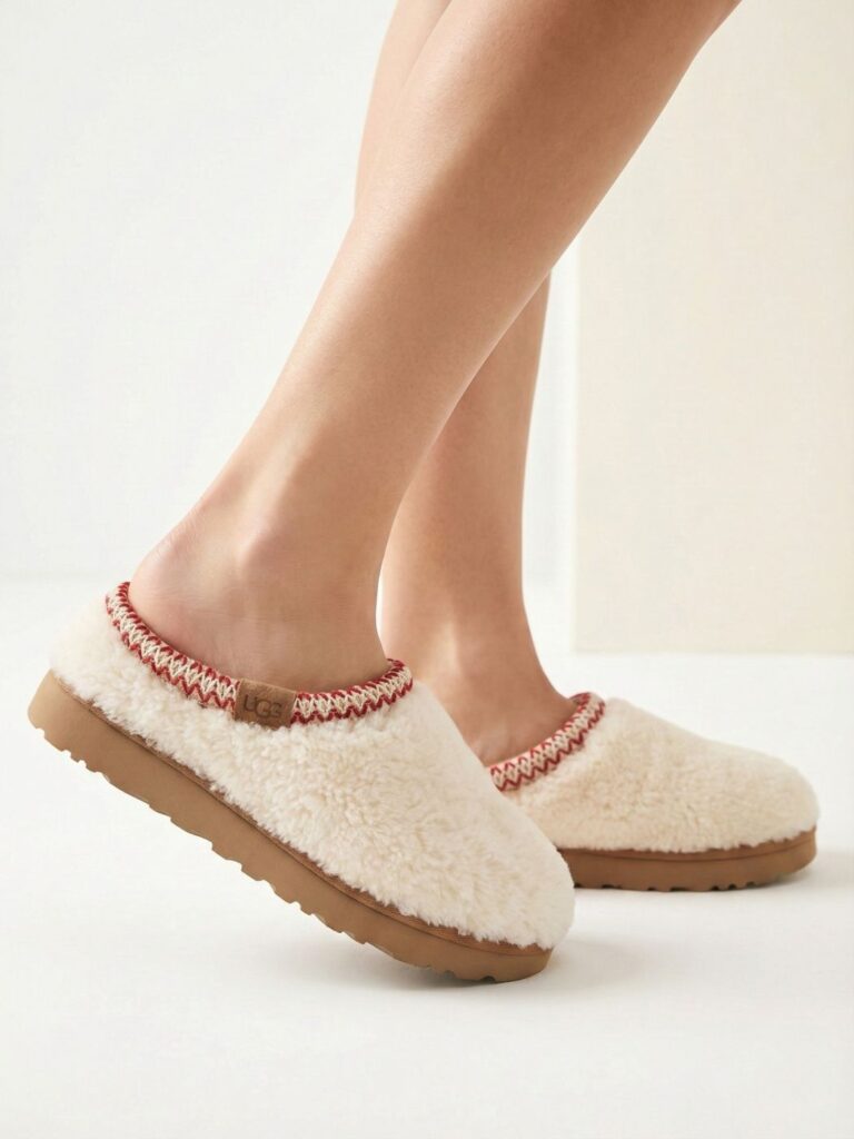 נעלי בית UGG שמנת לנשים