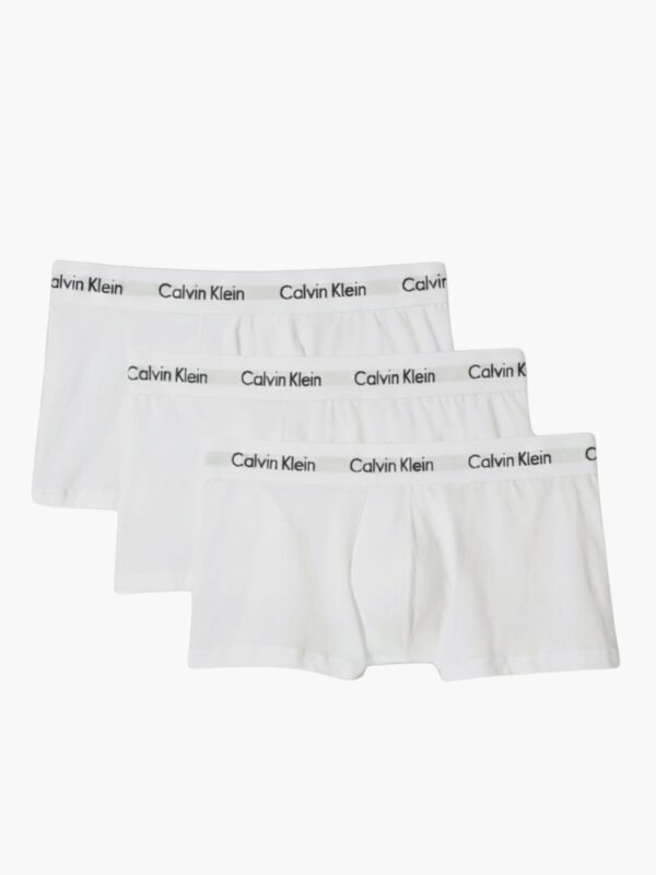 מארז שלישייה תחתוני בוקסר של קלווין קליין בצבע לבן