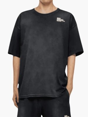 דיזל טישרט קצרה עם לוגו דיזיין סטודיו שחור