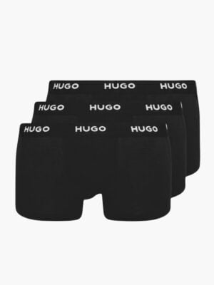 הוגו מארז 3 תחתונים בצבע שחור פס לוגו