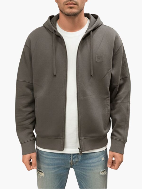 ארמני סווטשירט קפוצ'ון עם לוגו