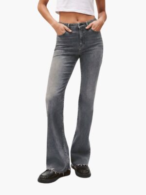 טומי הילפיגר ג'ינס פדלפון שחור אפור