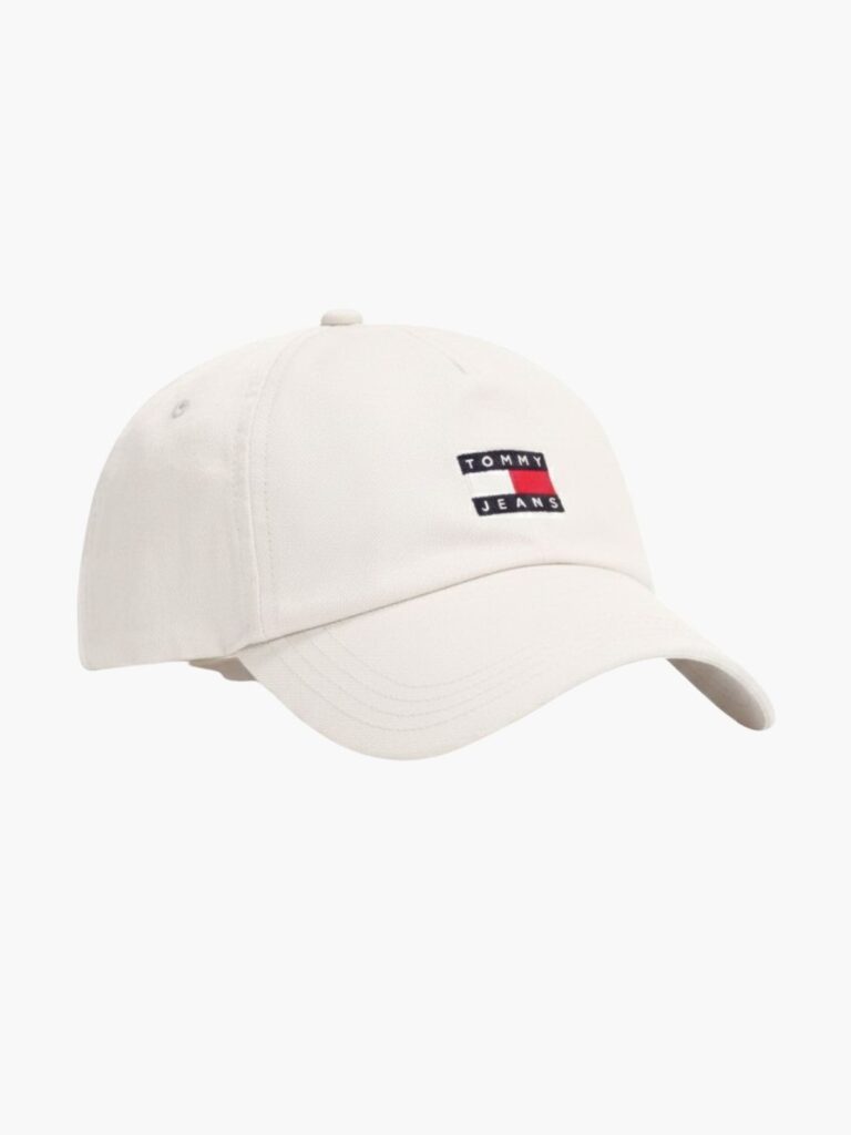 כובע טומי הילפיגר בז' עם לוגו