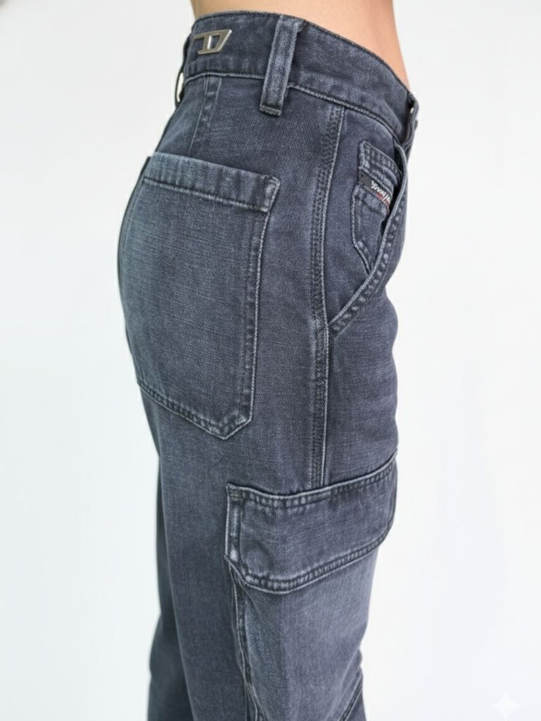 דגמ"ח ג'ינס דיזל בצבע אפור