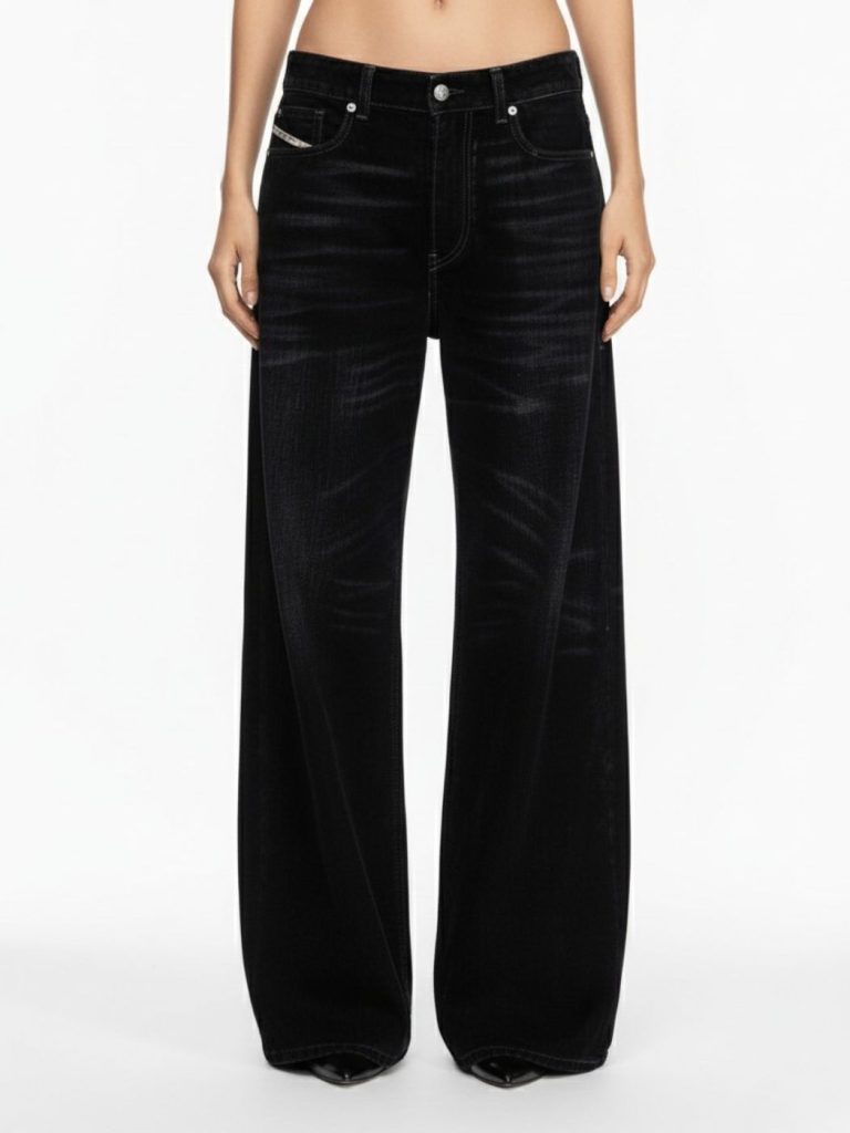 דיזל ג'ינס שחור דגם די-סייר QY68 לנשים