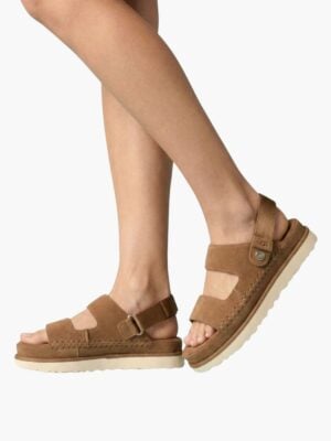 אג סנדלי נשים בצבע חום דגם Goldenstar