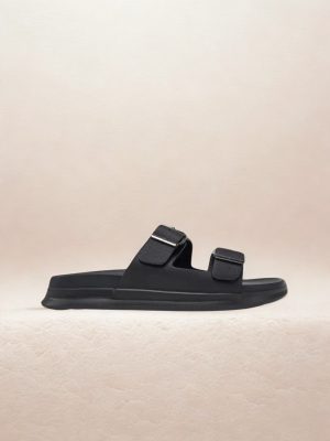 טומי הילפיגר סנדל רצועות - שחור