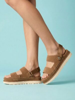 אג סנדלי נשים בצבע חום דגם Goldenstar