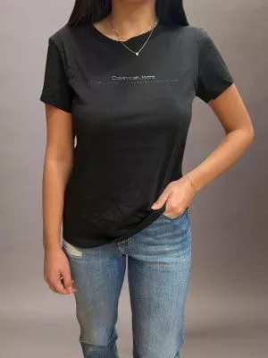 קלווין קליין טישרט כסוף - שחור