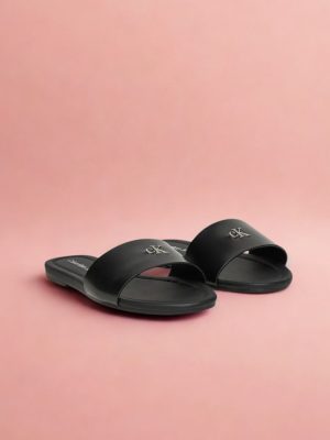 קלווין קליין כפכף עור CK ברל - שחור