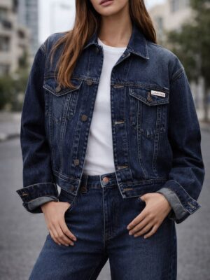 קלווין קליין גקט ג׳ינס כהה לוגו בכיס