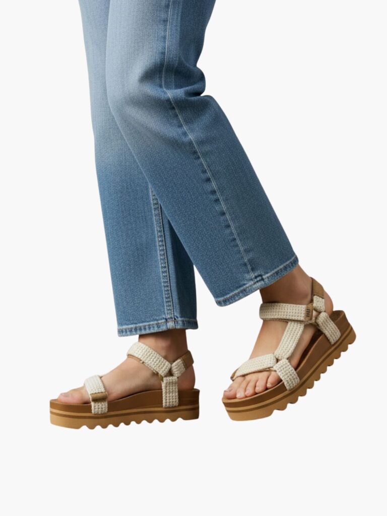 ריף סנדל רצועות קש