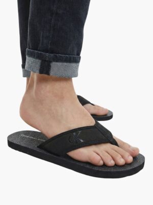 קלויין קליין כפכף אצבע CK - שחור