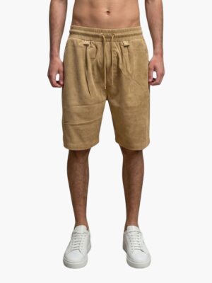 באלר מכנס קצר קורדרוי בצבע חום