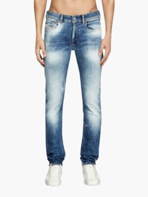 דיזל ג׳ינס סלינקר כחול עם שטיפה דהויה דגם 09M27