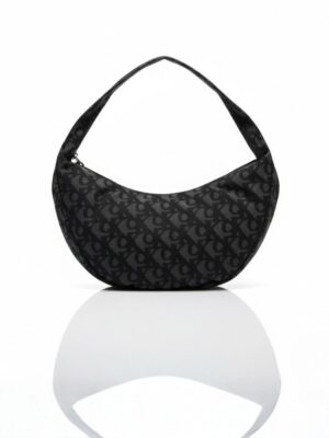 קלווין קליין תיק כתף שחור מונוגרם עדינה