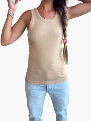 גופיית דיזל לוגו D ברזל - חום