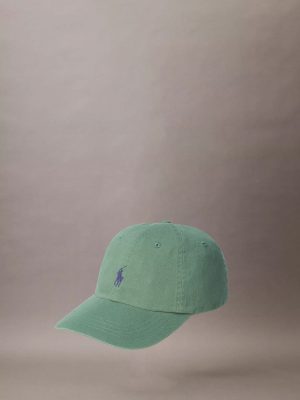 ראלף לורן כובע לוגו כחול - ירוק