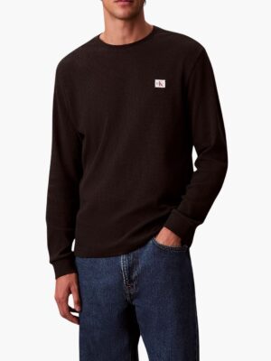 קלווין קליין טישירט שחורה שרוול ארוך