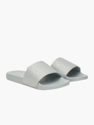 קלווין קליין כפכפים לנשים אפרפר מונוגרם