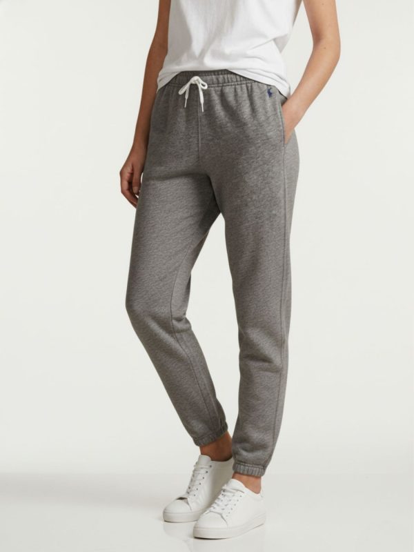 ראלף לורן מכנסי טרנינג לנשים בצבע אפור