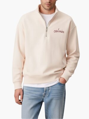 קלווין קליין גק׳ט עם רוכסן חצי בחזית וצווארון גבוה