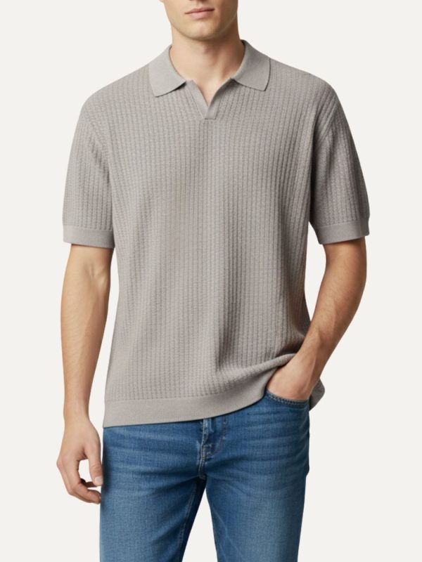 באלר חולצת סריג אפורה