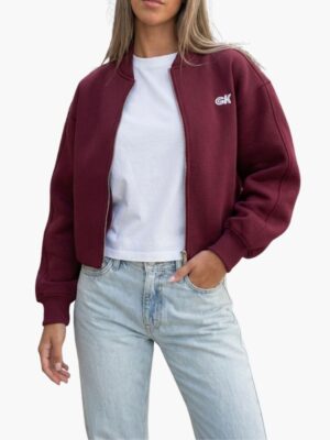 סווטשירט עם רוכסן של קלווין קליין