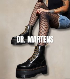 מגפי דר מרטינס Dr. Martens שחורות לאישה