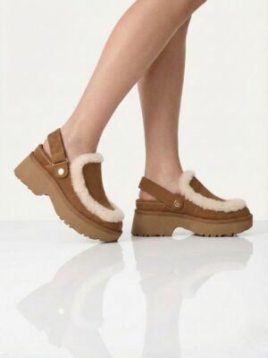 נעלי האג פלטפורמה חומות