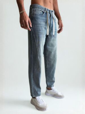 באלר מכנס גינס עם שרוך מתכוונן