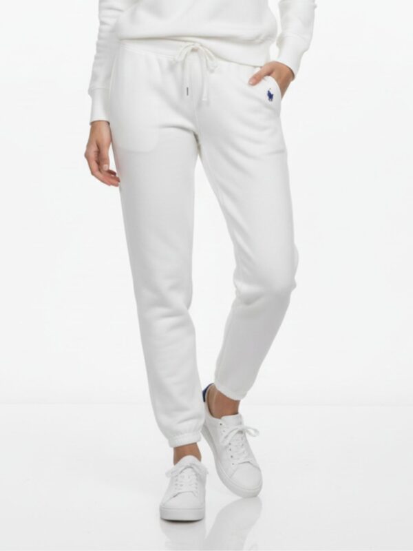 ראלף לורן מכנסי טרנינג בצבע לבן