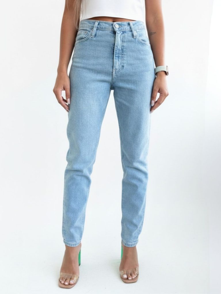 Calvin Klein ג'ינס תכלת גבוה