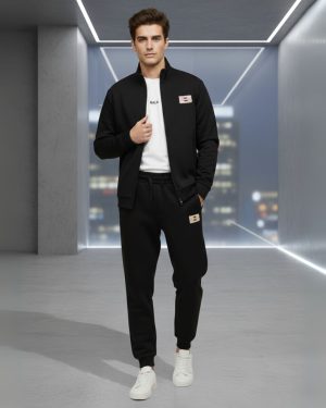 באלר חליפת טרנינג עם לוגו מובלט