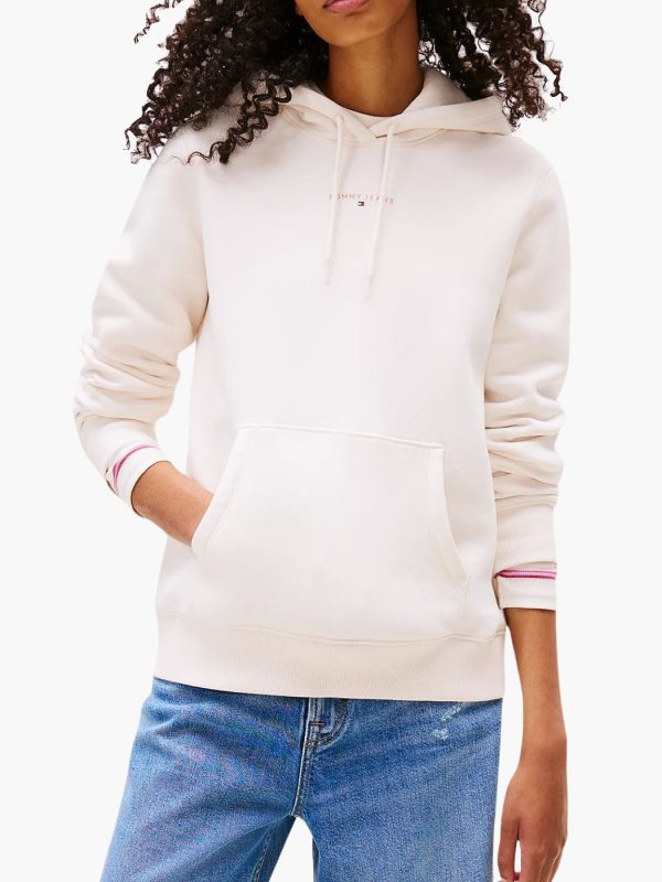 טומי קפוצון בצבע ורוד לוגו מותג