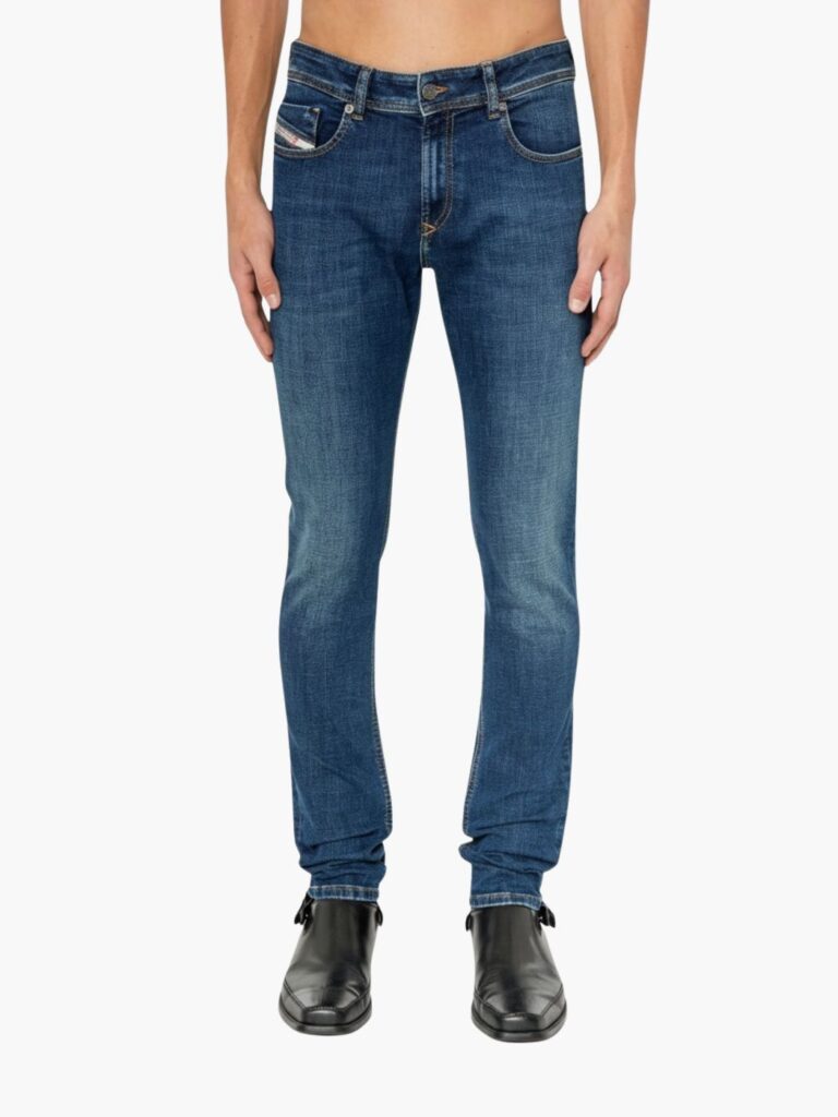 דיזל ג׳ינס סלינקר כחול כהה בגזרה צמודה דגם 09E95