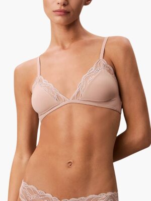 קלווין קליין חזיית תחרה בגוון ניוד