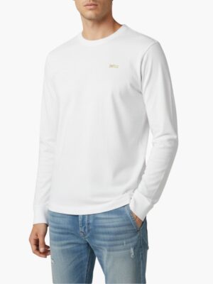 דיזל טי לוגו לבנה שרוול ארוך