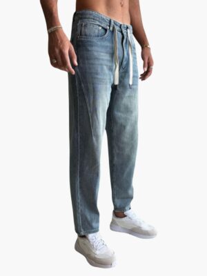 באלר מכנס גינס עם שרוך מתכוונן