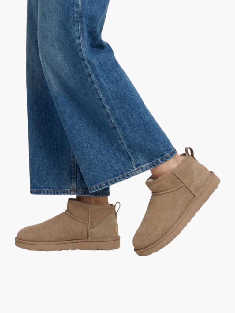 האג מגפון עשויות זמש יוקרתי עם פרווה פנימית רכה