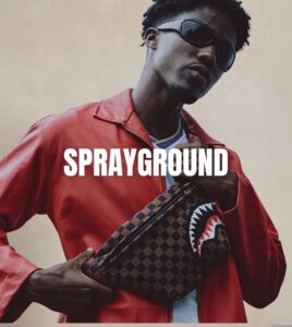 תיק צד משבצות Sprayground לגבר