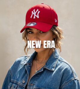 כובע מצחייה ניו ארה New Era אדום לנשים