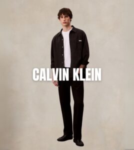 גקט רוכסן ומכנסיים שחורים קלווין קליין Calvin Klein