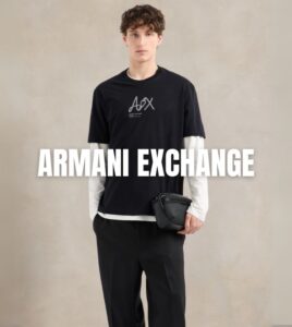 חולצת טי לוגו ארמני אקסציינג Armani Exchange