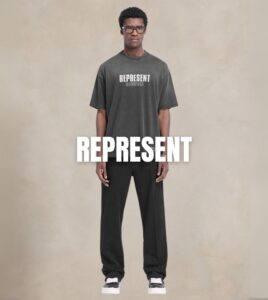 Represent: חולצת טי ומכנסיים מותג Represent לגברים