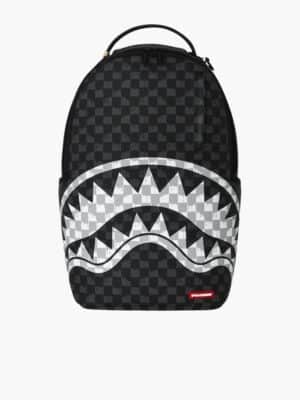 תיק גב ספרייגראונד Shark Check בצבע שחור חזית
