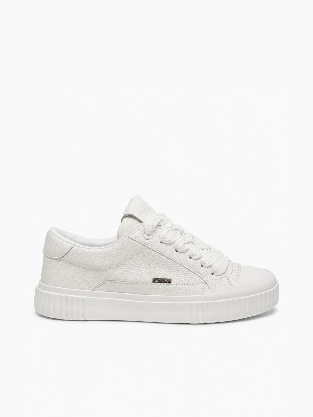 באלר סניקרס עור בצבע לבן מבט עליון