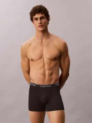 קלווין קליין תחתוני BOXER BRIEF שחורים לגברים במארז 3