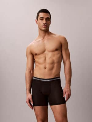 קלווין קליין תחתוני Trunk Boxer Briefs לגברים עם כיס קדמי תומך